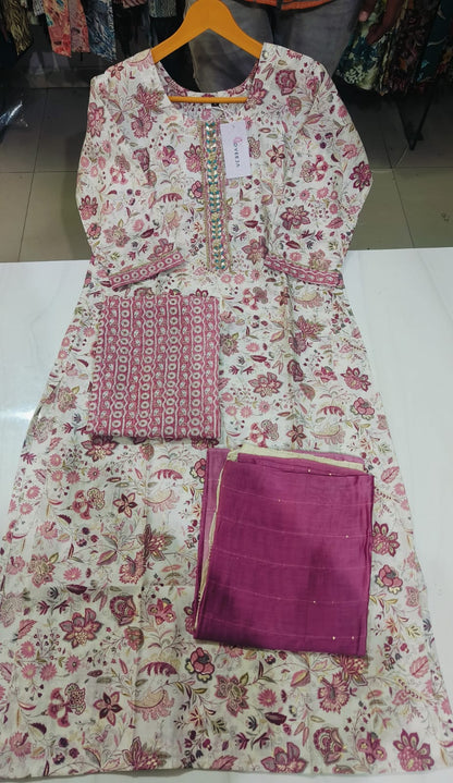 Eliza-1502 Dveeja Fashion Modal Chanderi Readymade Pant Style Suits