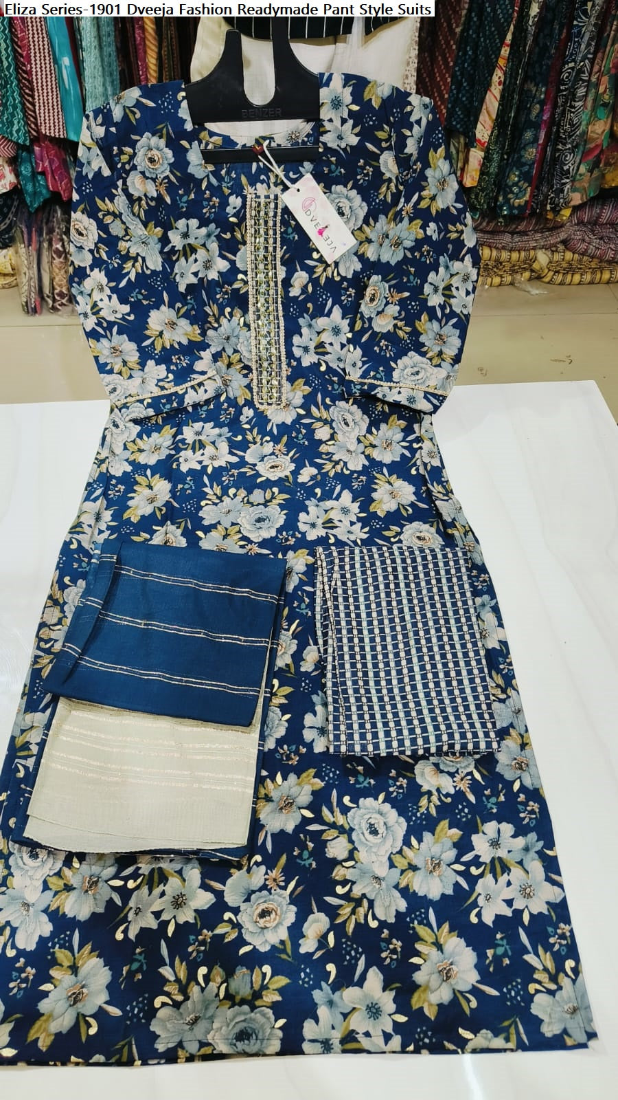 Eliza Series-1901 Dveeja Fashion Modal Chanderi Readymade Pant Style Suits