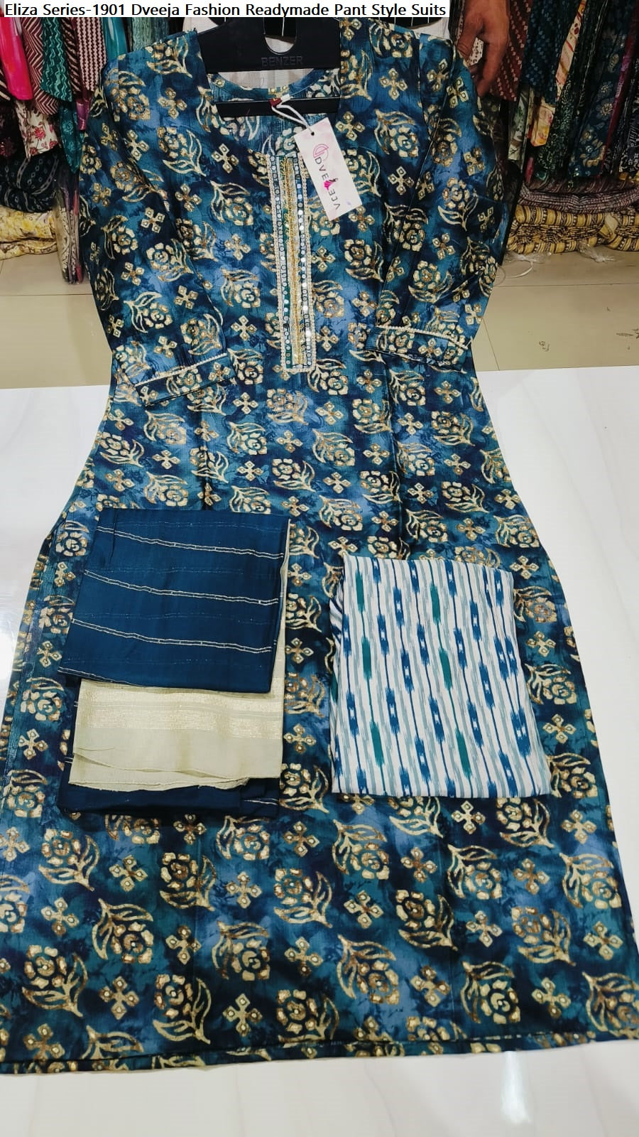 Eliza Series-1901 Dveeja Fashion Modal Chanderi Readymade Pant Style Suits