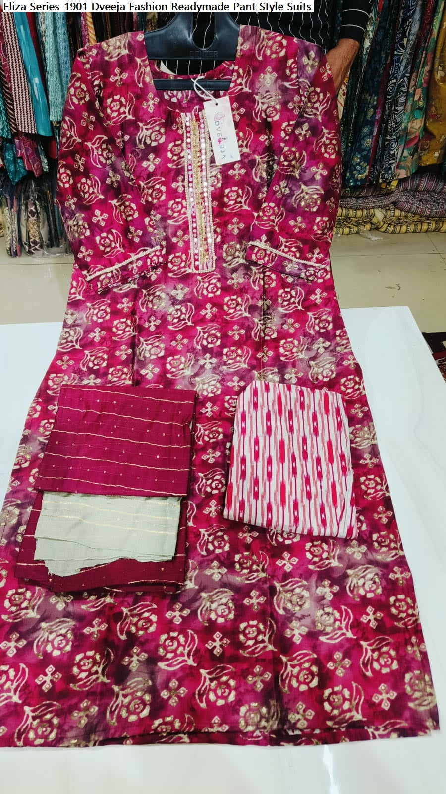 Eliza Series-1901 Dveeja Fashion Modal Chanderi Readymade Pant Style Suits