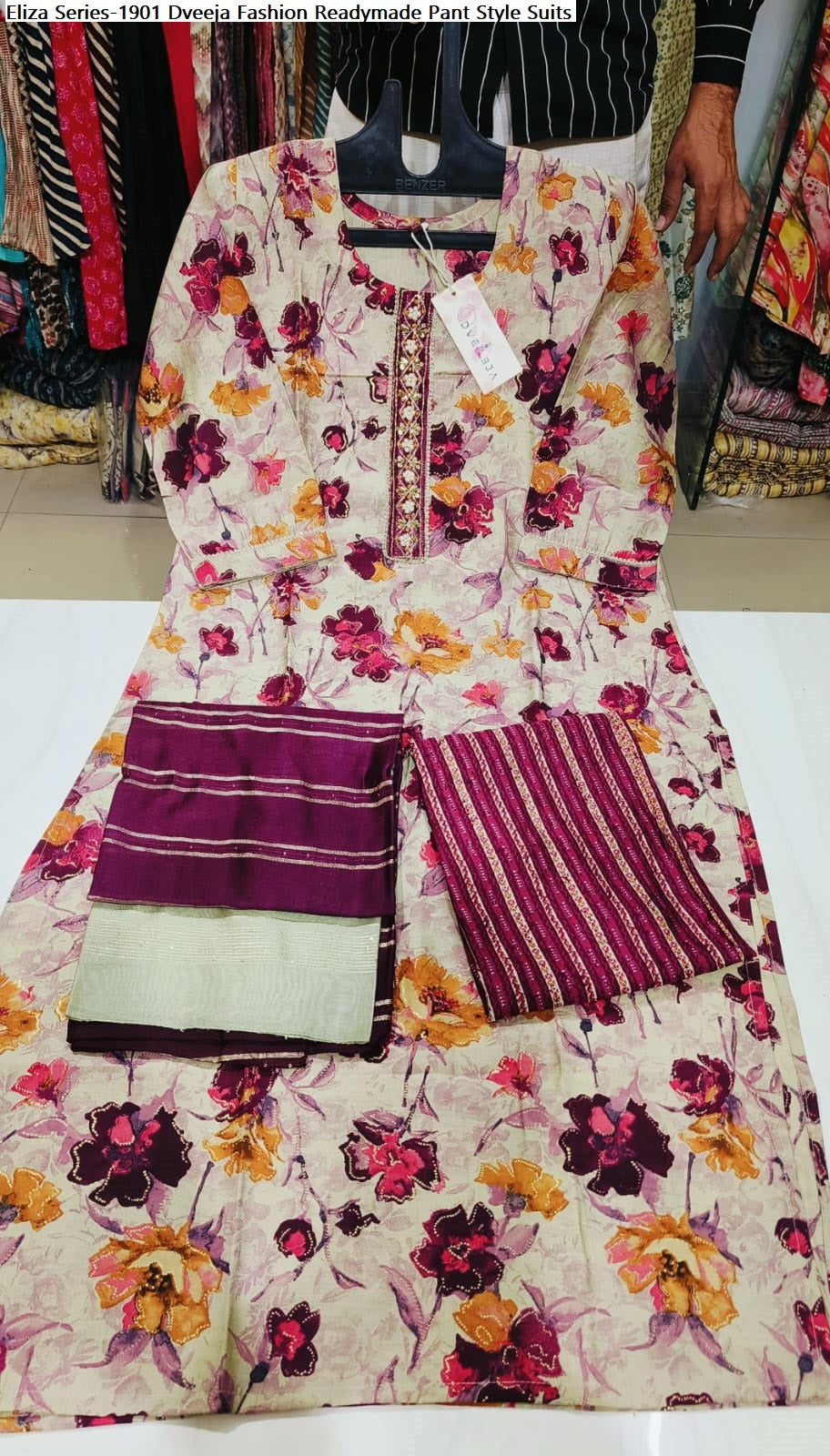 Eliza Series-1901 Dveeja Fashion Modal Chanderi Readymade Pant Style Suits