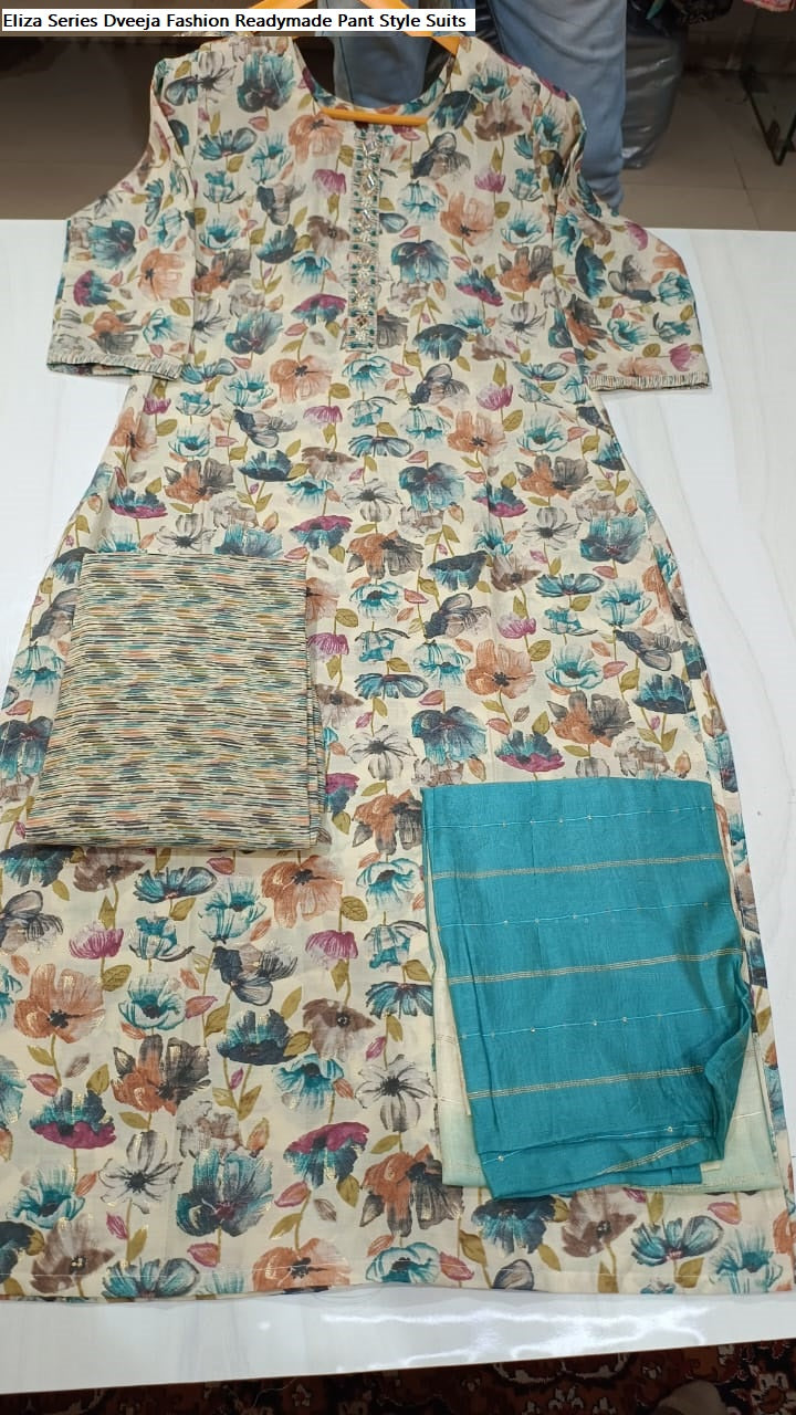 Eliza Series Dveeja Fashion Readymade Pant Style Suits