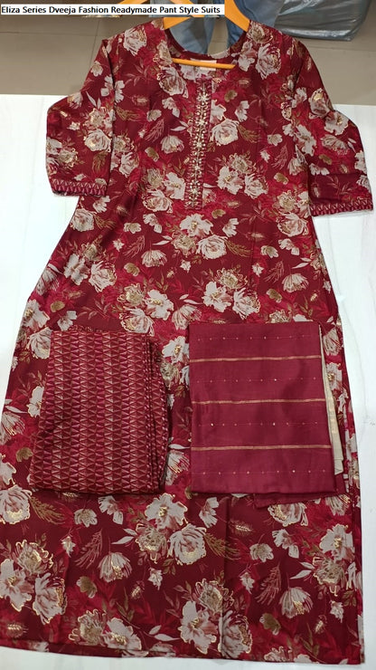 Eliza Series Dveeja Fashion Readymade Pant Style Suits