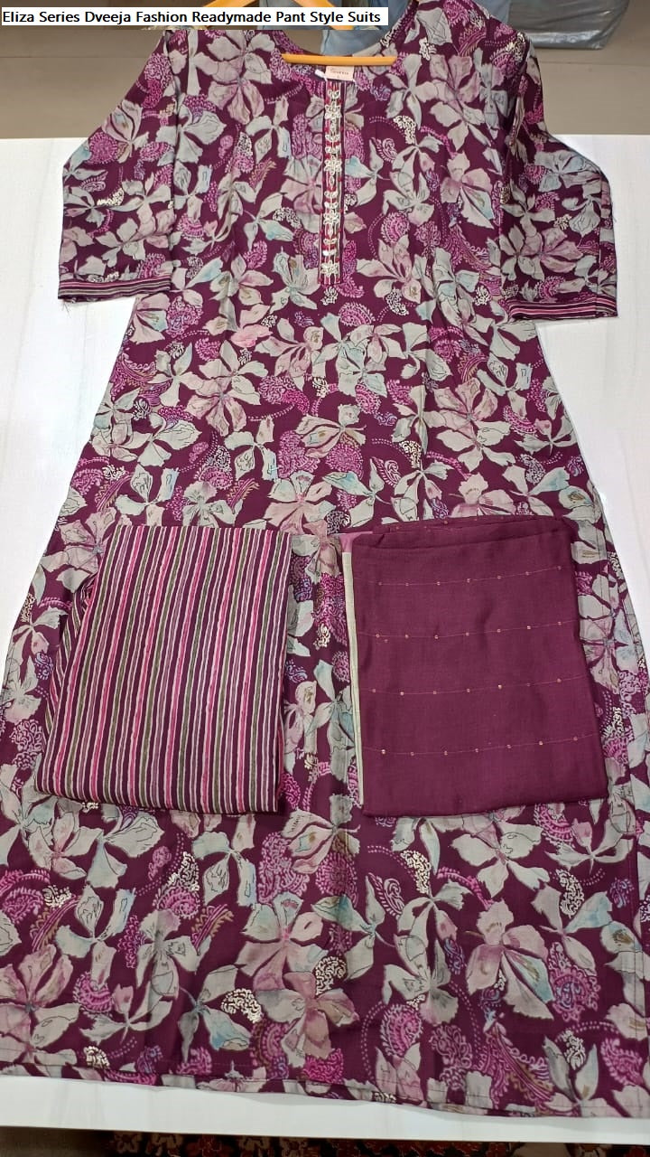 Eliza Series Dveeja Fashion Readymade Pant Style Suits