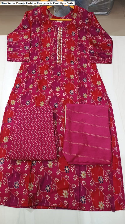 Eliza Series Dveeja Fashion Readymade Pant Style Suits