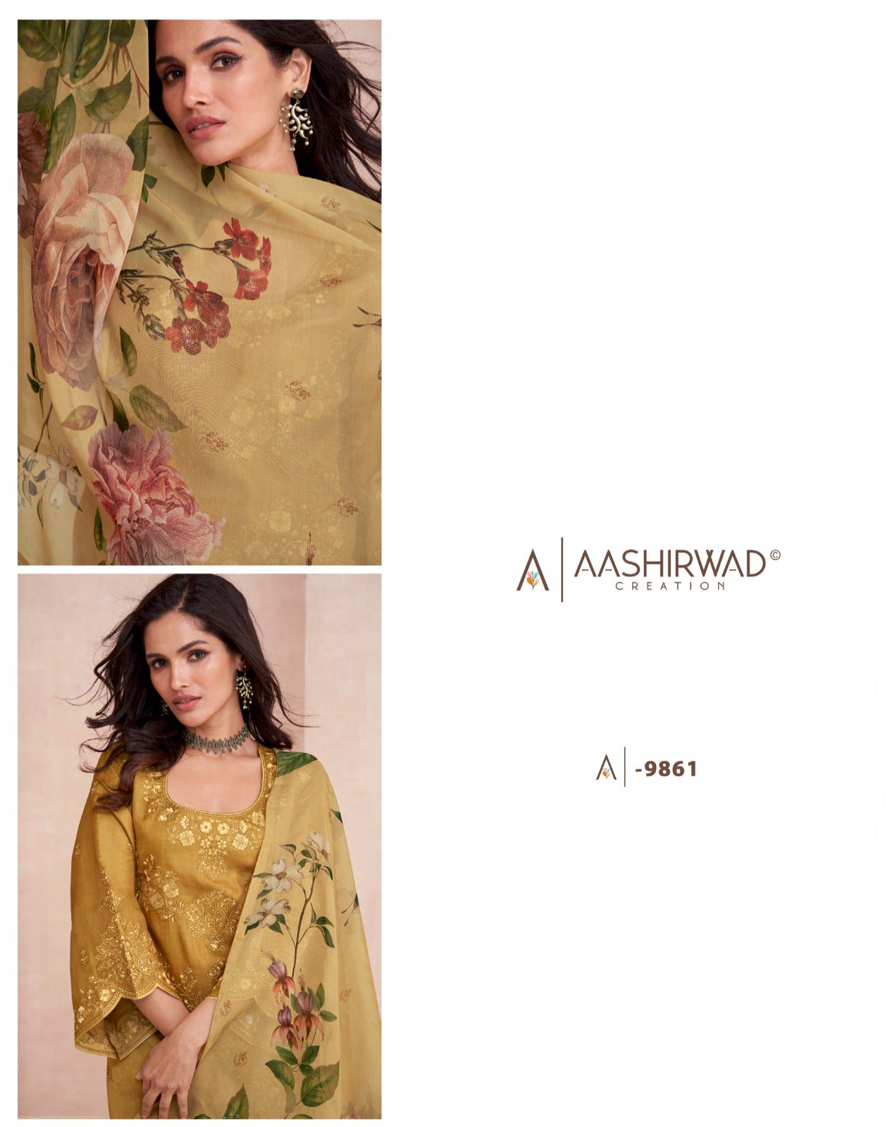 Elora Aashirwad Creation Tussar Silk Pant Style Suits