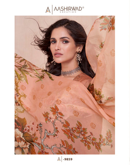 Elora Aashirwad Creation Tussar Silk Pant Style Suits