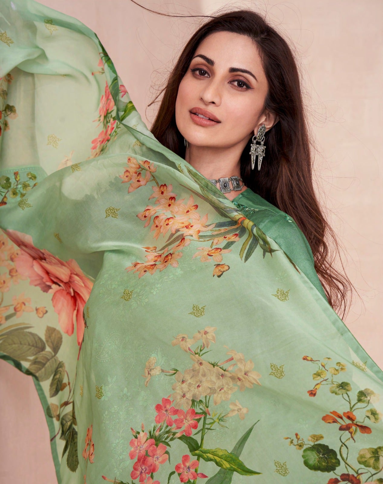 Elora Aashirwad Creation Tussar Silk Pant Style Suits