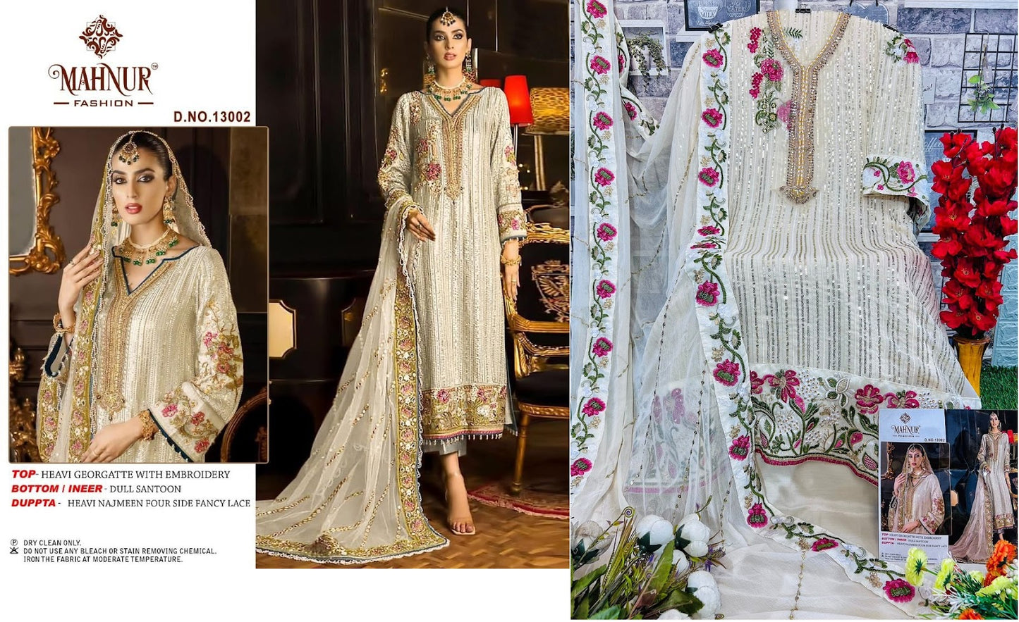 Emaan Adeel Premium Collection Vol 13 Mahnur Georgette Pakistani Salwar Suits
