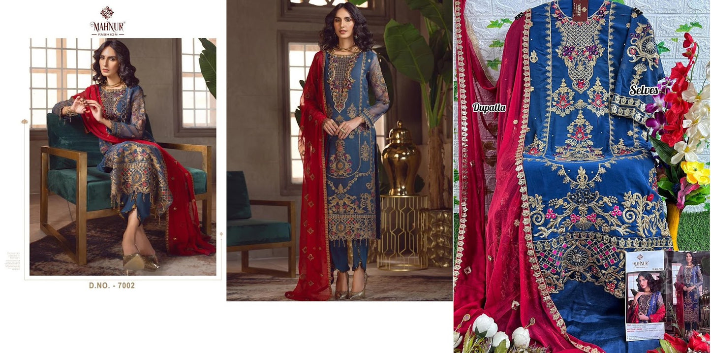 Emaan Adeel Premium Collection Vol 7 Mahnur Georgette Pakistani Salwar Suits
