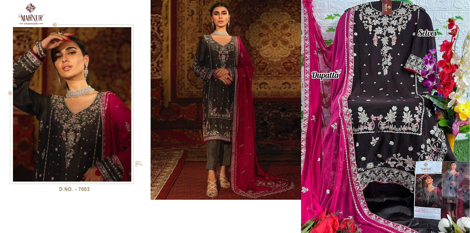 Emaan Adeel Premium Collection Vol 7 Mahnur Georgette Pakistani Salwar Suits