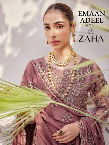 Emaan Adeel Vol 4 Zaha Georgette Pakistani Salwar Suits