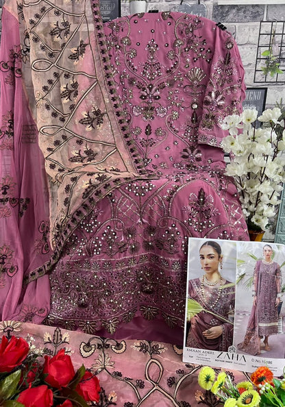 Emaan Adeel Vol 4 Zaha Georgette Pakistani Salwar Suits