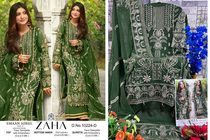 Emaan Adeel Vol 5-10224 Zaha Georgette Pakistani Salwar Suits