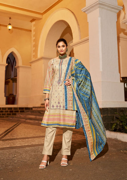 Embroidered Vol 6 Ishaal Prints Lawn Karachi Salwar Suits