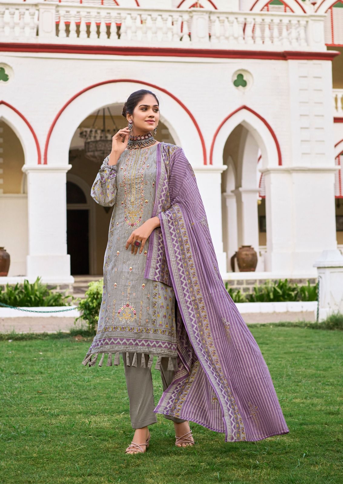 Embroidered Vol 6 Ishaal Prints Lawn Karachi Salwar Suits