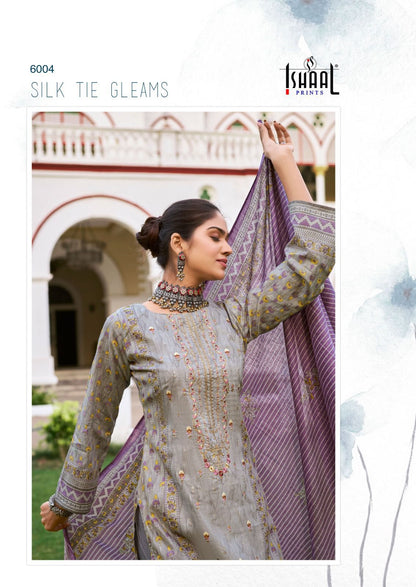 Embroidered Vol 6 Ishaal Prints Lawn Karachi Salwar Suits