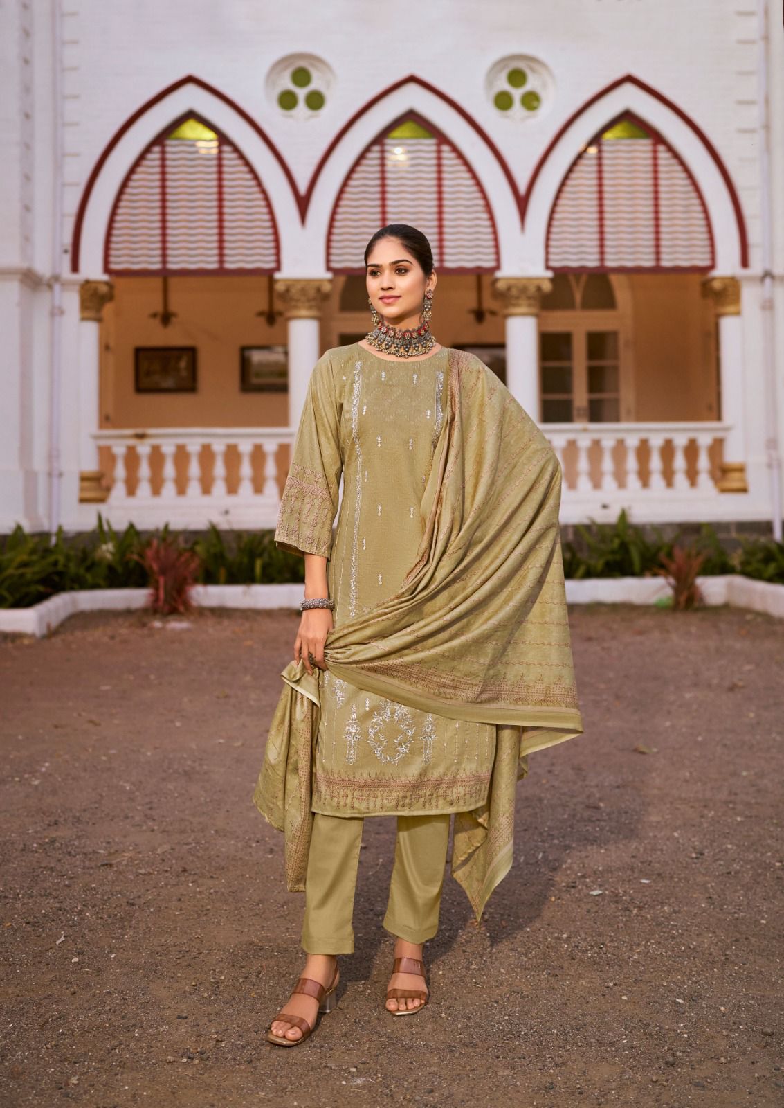 Embroidered Vol 6 Ishaal Prints Lawn Karachi Salwar Suits