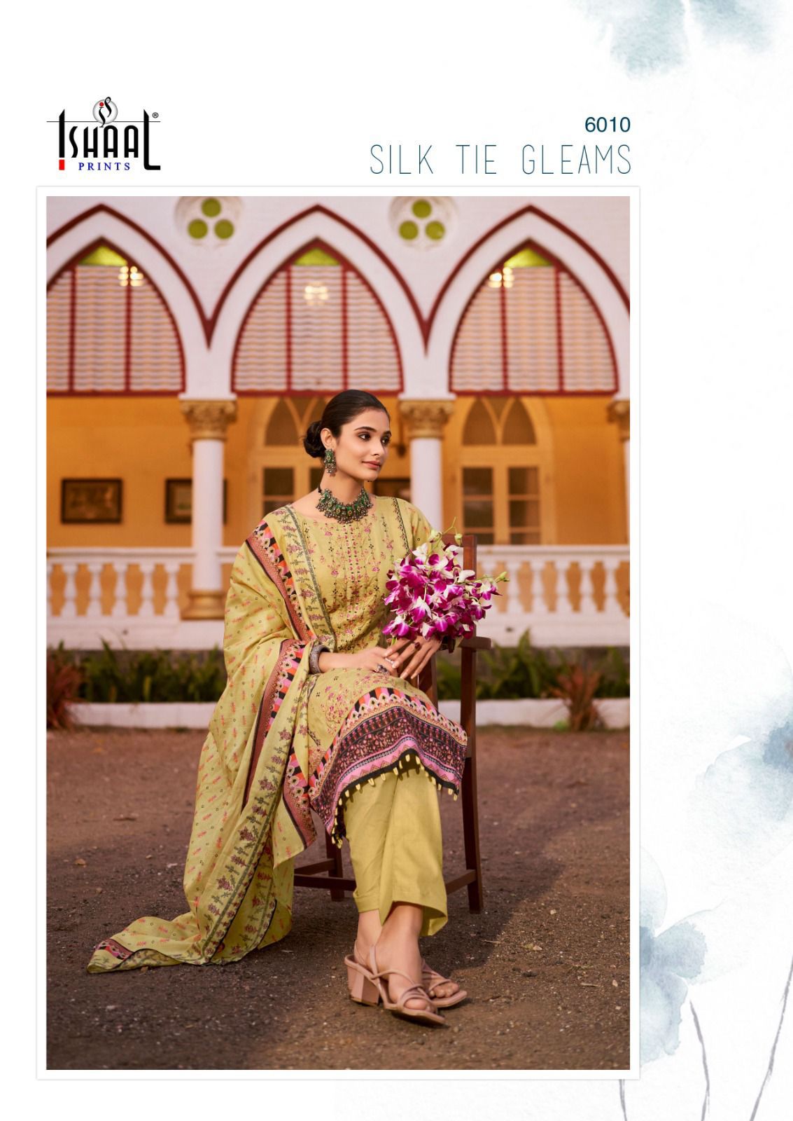 Embroidered Vol 6 Ishaal Prints Lawn Karachi Salwar Suits