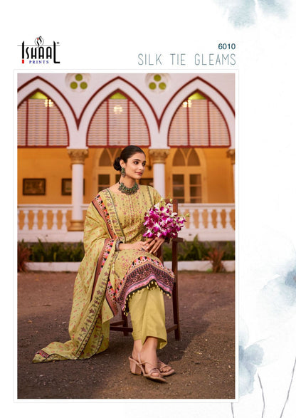 Embroidered Vol 6 Ishaal Prints Lawn Karachi Salwar Suits