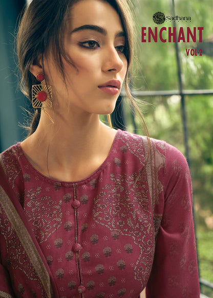 Enchant Vol 2 Sadhana Jaam Cotton Pant Style Suits
