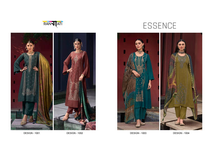 Essence Rangati Prints Pashmina Suits