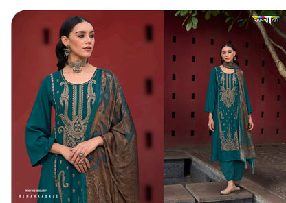 Essence Rangati Prints Pashmina Suits