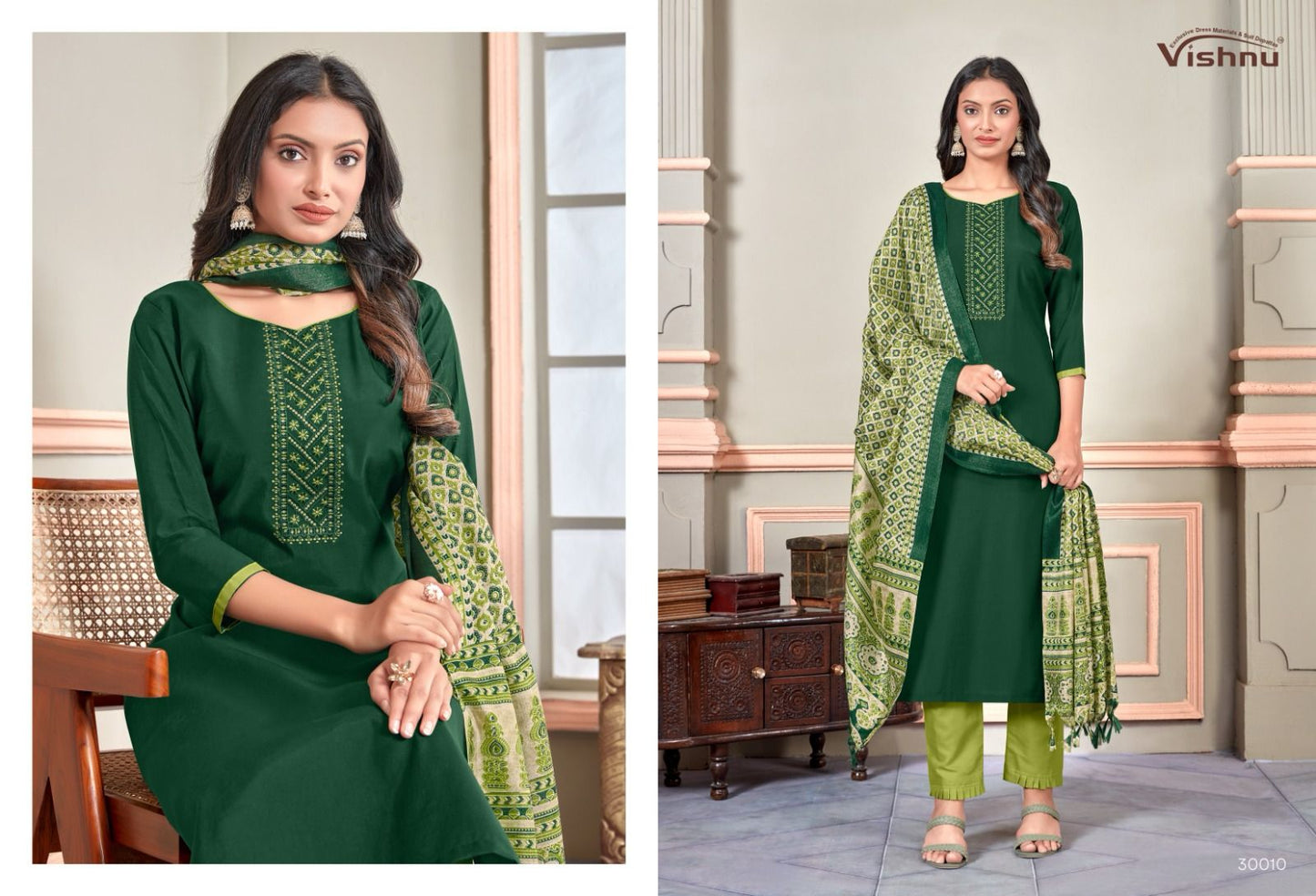 Evanka Vol 6 Vishnu Impex Roman Silk Pant Style Suits