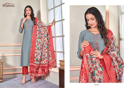 Evanka Vol 6 Vishnu Impex Roman Silk Pant Style Suits
