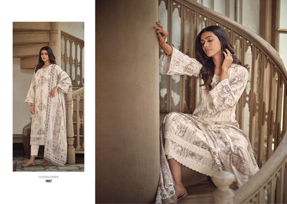 Evelyn Ibiza Cotton Pant Style Suits