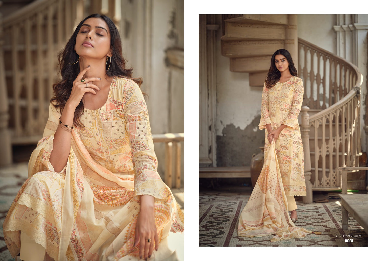 Evelyn Ibiza Cotton Pant Style Suits