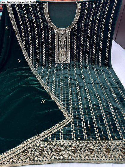 Excel Nayandeep Velvet Suits