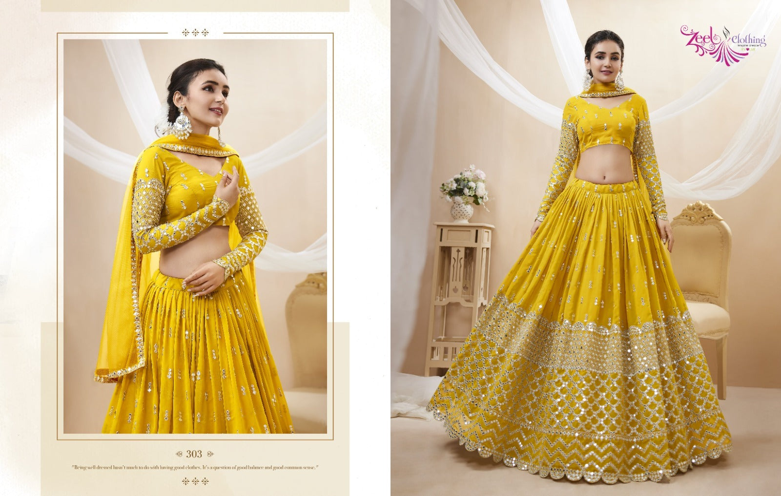 Expression Vol 1 Zeel Georgette Lehenga Choli