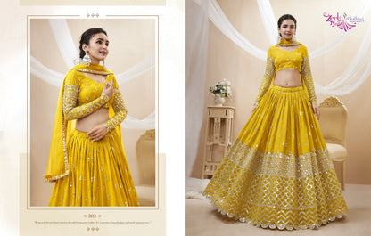 Expression Vol 1 Zeel Georgette Lehenga Choli