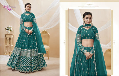 Expression Vol 1 Zeel Georgette Lehenga Choli