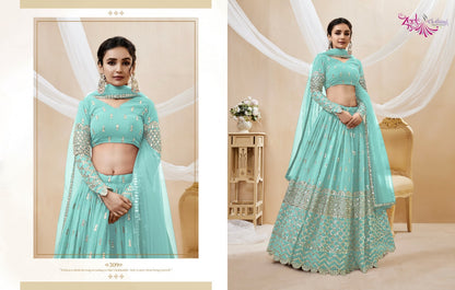 Expression Vol 1 Zeel Georgette Lehenga Choli