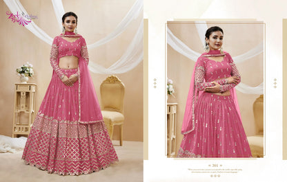 Expression Vol 1 Zeel Georgette Lehenga Choli
