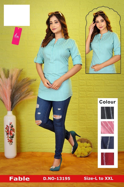 Fable Zoya Rayon Fancy Tops