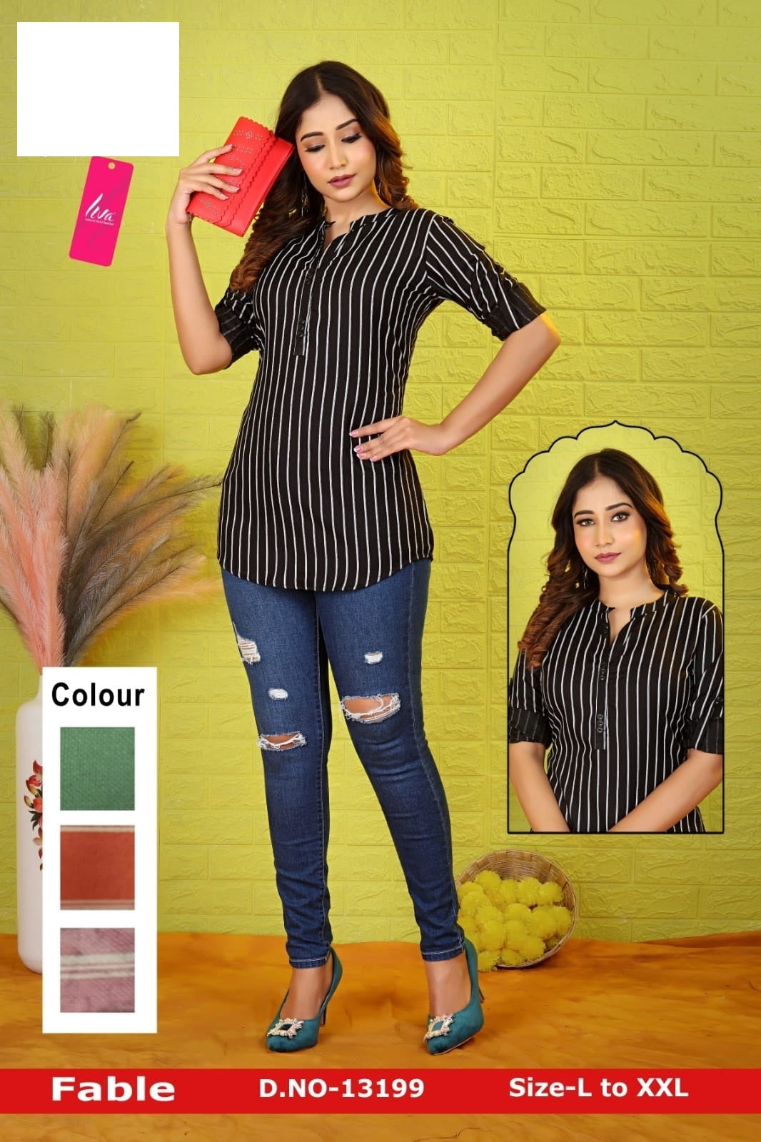 Fable Zoya Rayon Fancy Tops