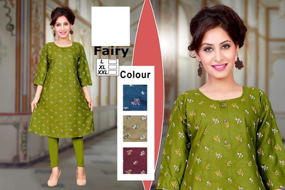 Fairy-B Zoya Rayon Anarkali Kurtis