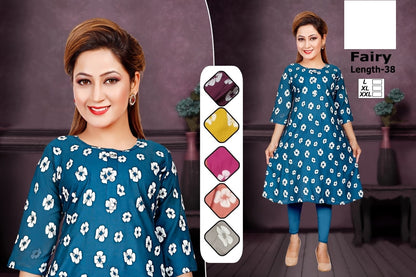 Fairy Zoya Rayon Anarkali Kurtis