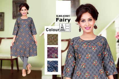 Fairy Zoya Rayon Anarkali Kurtis