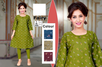 Fairy Zoya Rayon Anarkali Kurtis