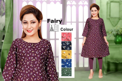 Fairy Zoya Rayon Anarkali Kurtis