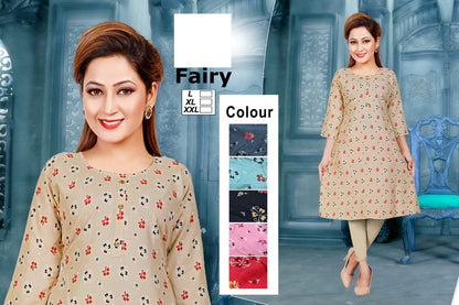 Fairy Zoya Rayon Anarkali Kurtis
