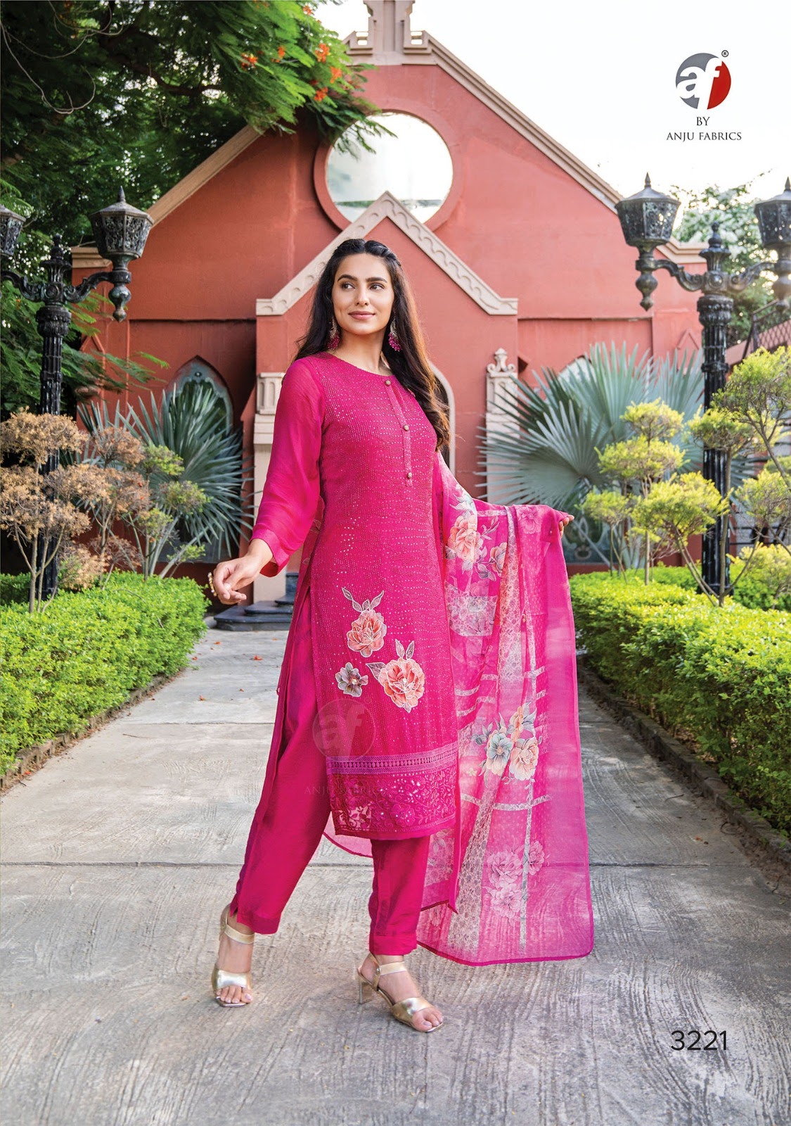 Falak Vol 3 Af Georgette Readymade Pant Style Suits