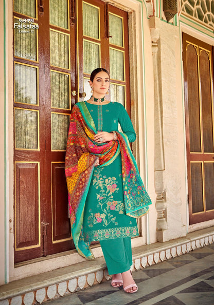 Falsafaa Edition 12 Alok Dola Jacquard Pant Style Suits