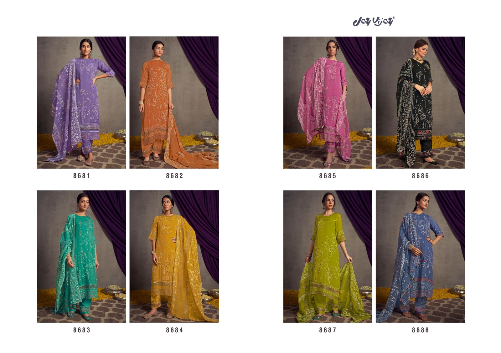 Fanaa Jay Vijay Organza Pant Style Suits