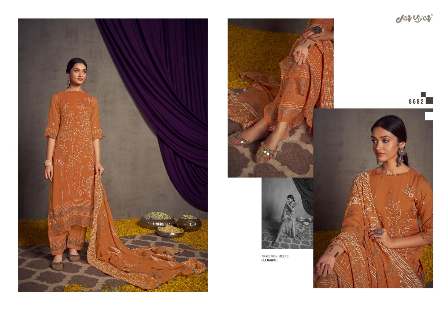 Fanaa Jay Vijay Organza Pant Style Suits