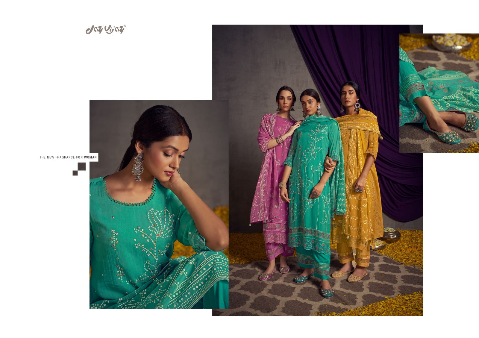 Fanaa Jay Vijay Organza Pant Style Suits